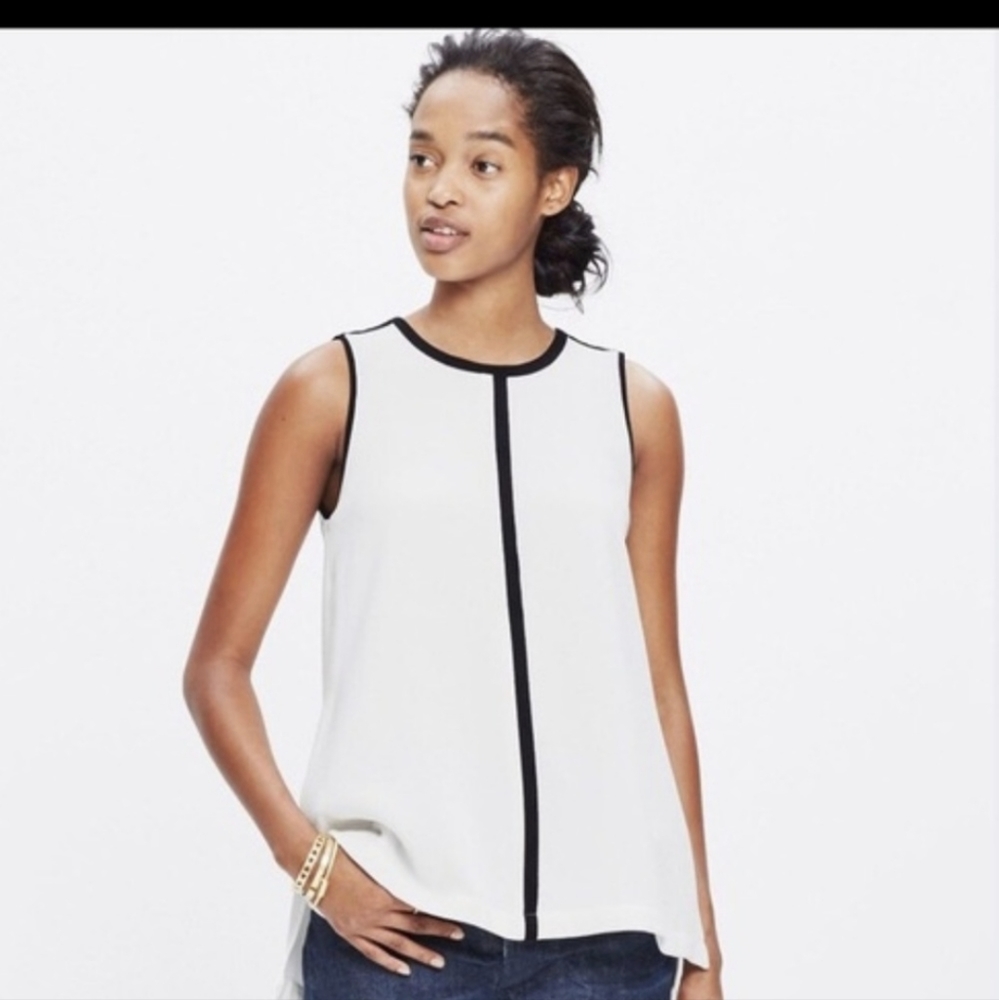 MADEWELL Crepe Canal Tank Top XS